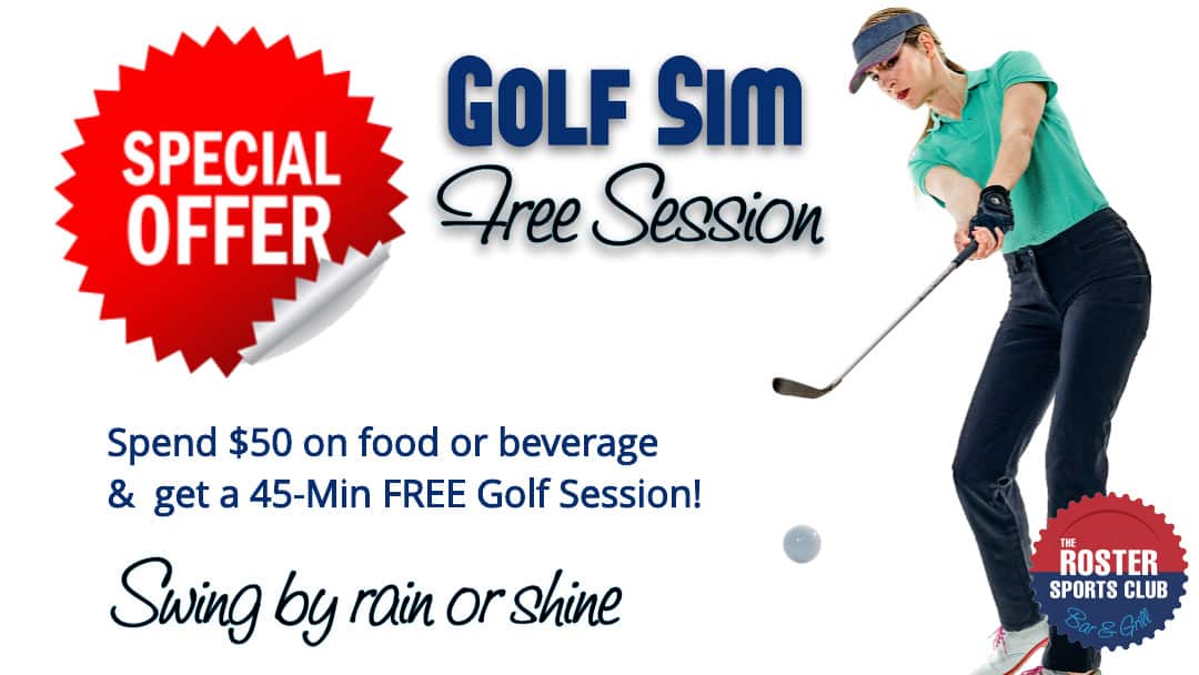 Copy of Golf Sim $50 Promo web